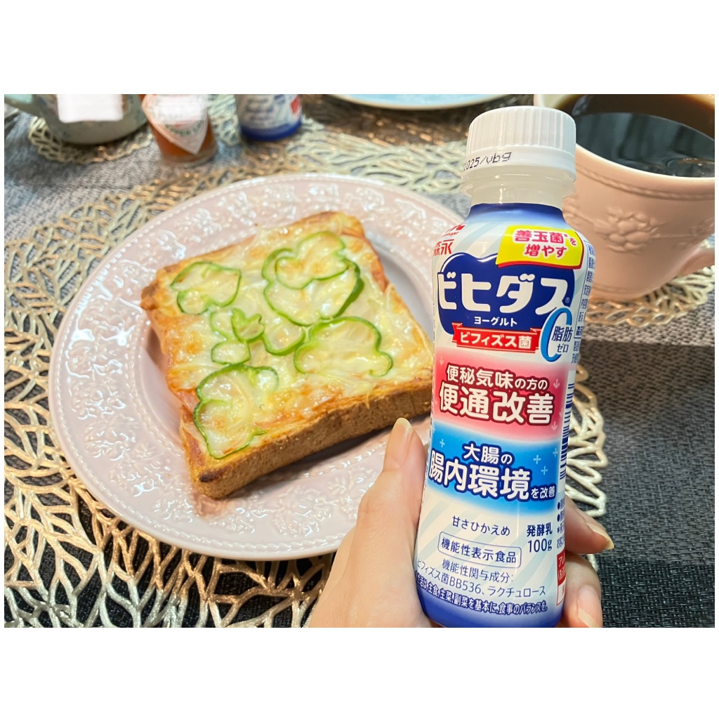 ビヒダス ヨーグルト 便通改善 脂肪ゼロ ドリンクタイプ/森永乳業/飲むヨーグルトを使ったクチコミ（1枚目）