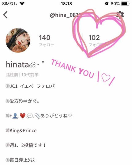 フォロワー100人ありがとうございます/その他を使ったクチコミ(1枚目)