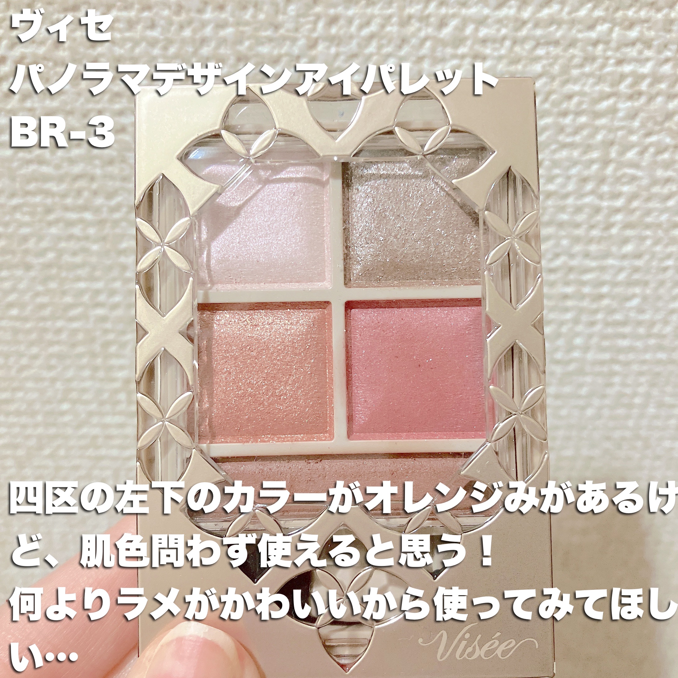 パノラマデザイン アイパレット/Visée/アイシャドウパレットを使ったクチコミ（2枚目）