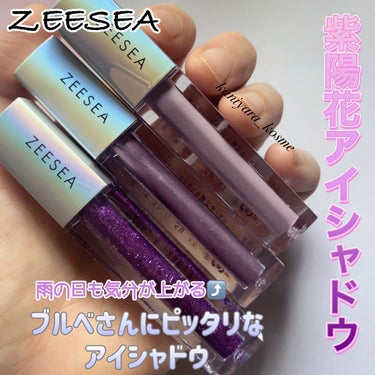 ダイヤモンドシリーズ 星空リキッドアイシャドウ VI 02 菖蒲/ZEESEA/リキッドアイシャドウを使ったクチコミ（1枚目）