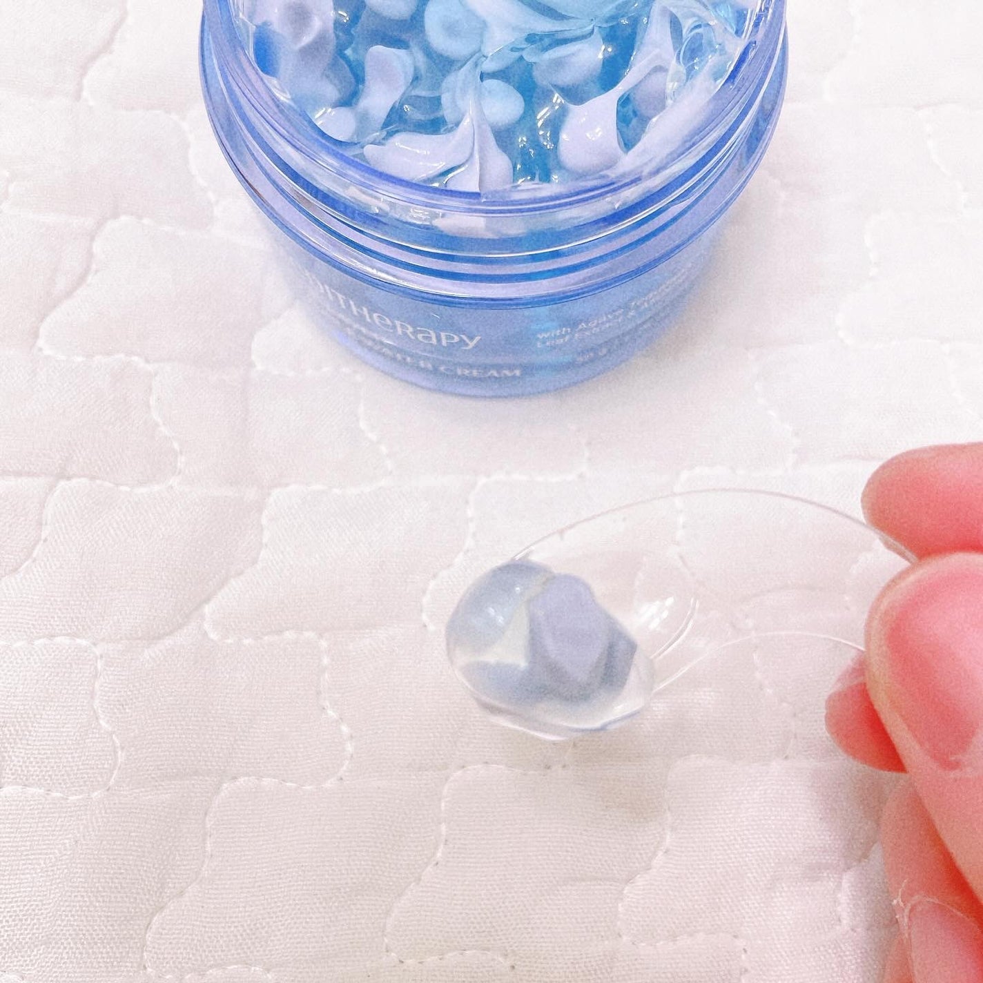 ブルーレイヤーダブルウォータークリーム/MEDITHERAPY/フェイスクリームを使ったクチコミ(3枚目)