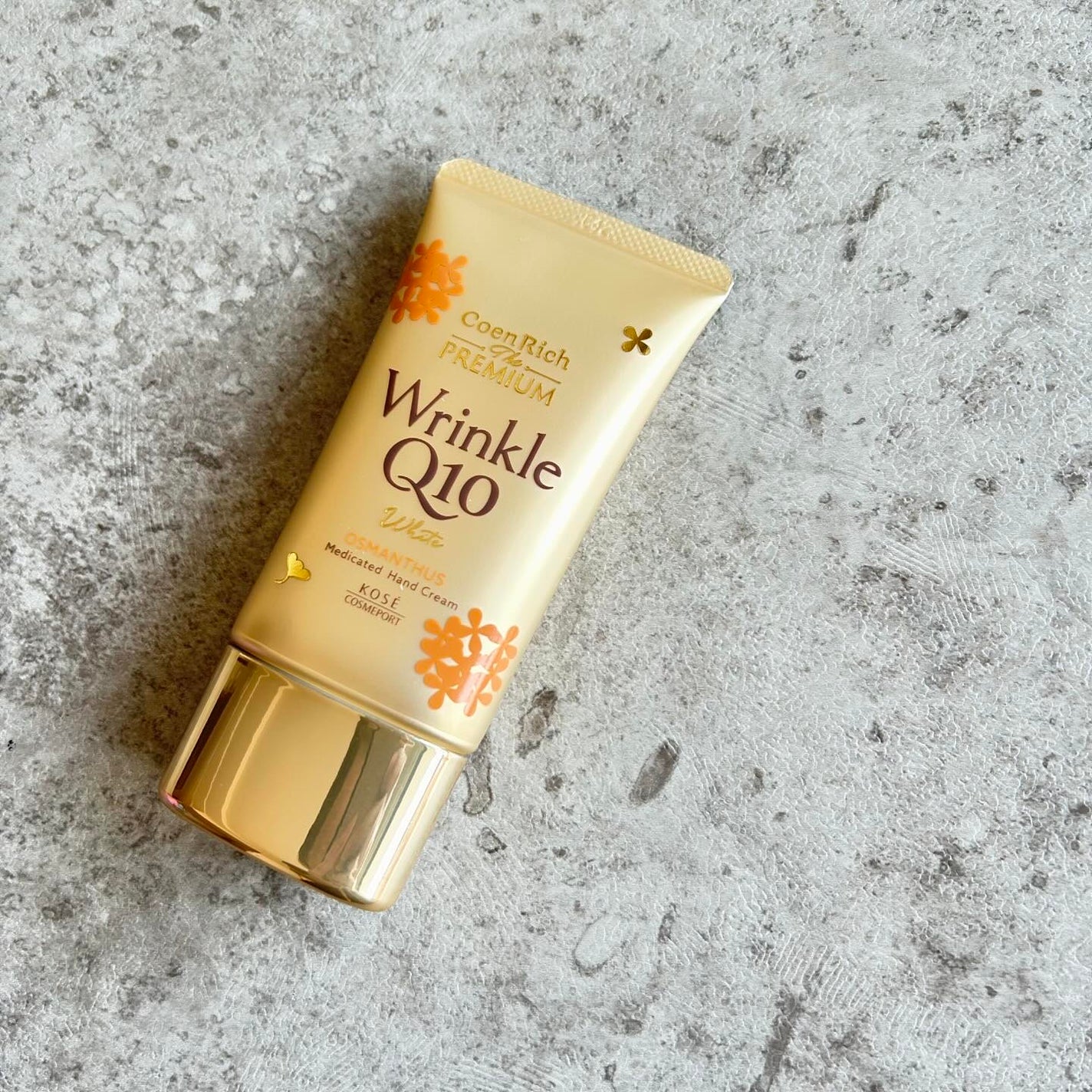 コエンリッチ ザ プレミアム 薬用リンクルホワイト ハンドクリーム 金木犀の香り 【医薬部外品】/コエンリッチQ10/ハンドクリームを使ったクチコミ(1枚目)