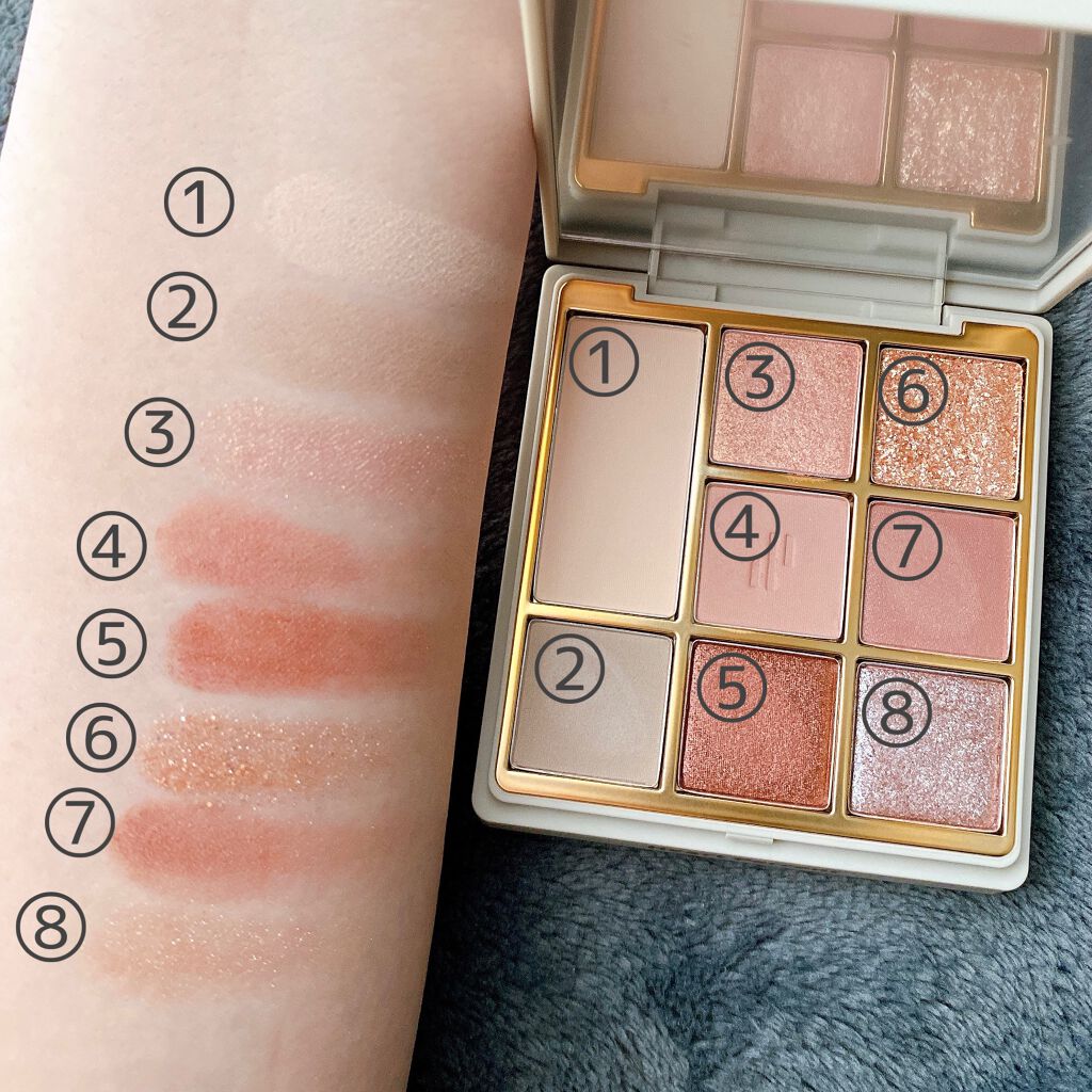 ドットオンムードアイパレット/Heart Percent/アイシャドウパレットを使ったクチコミ(2枚目)