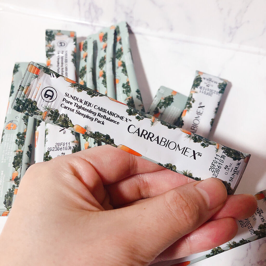 キャロット スリーピングパック/SUNDUK JEJU/フェイスクリームを使ったクチコミ（3枚目）