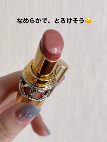 ルージュ ヴォリュプテ シャイン/YVES SAINT LAURENT BEAUTE/口紅を使ったクチコミ（2枚目）