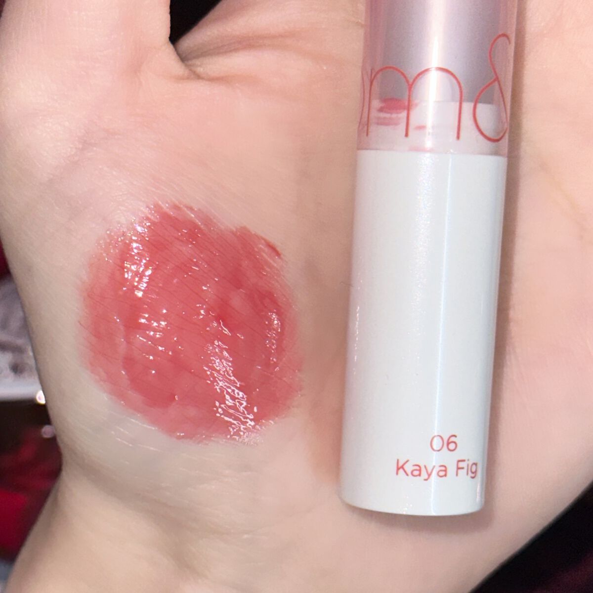 グラスティングメルティングバーム/rom&nd/リップバームを使ったクチコミ（2枚目）