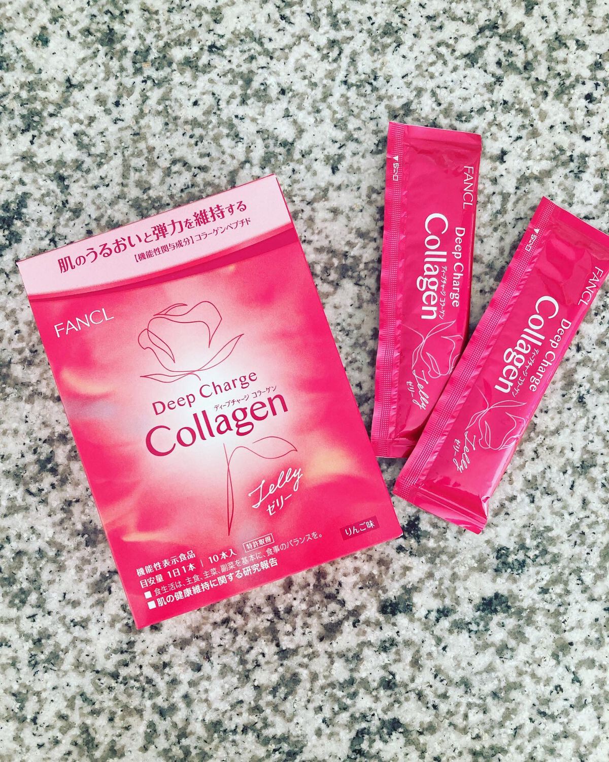 ディープチャージ コラーゲン スティックゼリー/ファンケル/美容サプリメントを使ったクチコミ(1枚目)