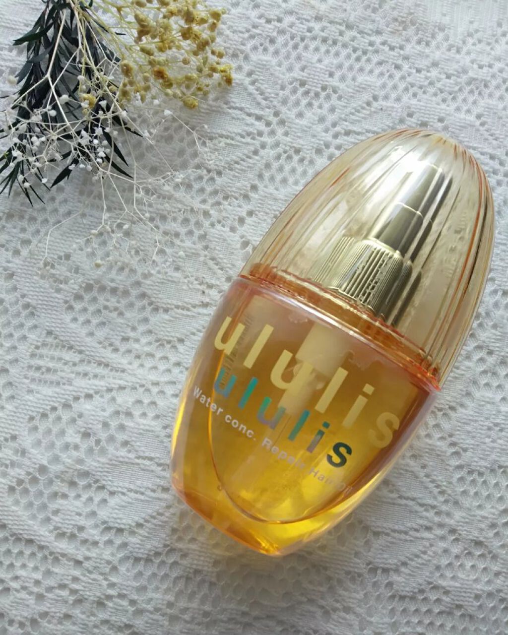 ウォーターコンク リペアヘアオイル/ululis/ヘアオイルを使ったクチコミ（3枚目）