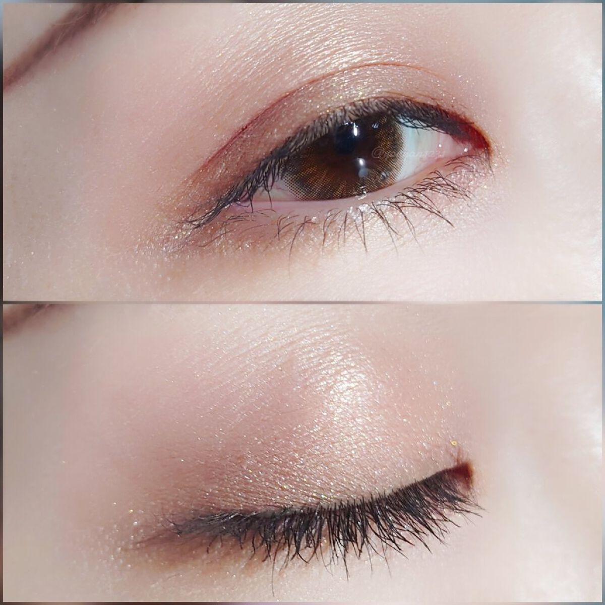 ベアスキンアイズ 03 ライブリーコーラル/lea by R./アイシャドウパレットを使ったクチコミ（3枚目）