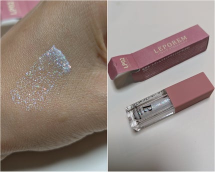 リキッドグリッターシャドウ 星河/LEPOREM/グリッターを使ったクチコミ(1枚目)