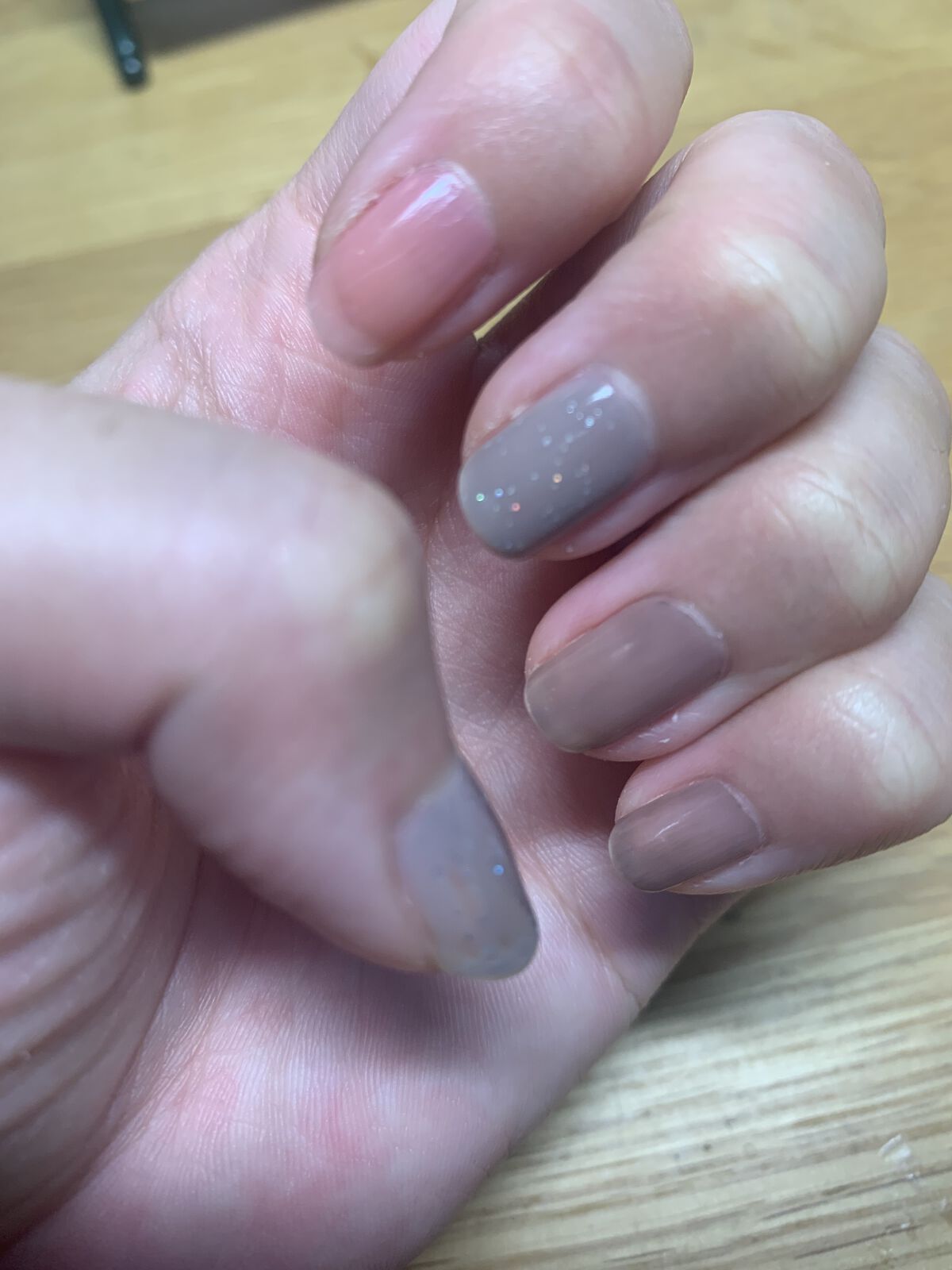 グロッシーコート/スキューズミー/オールインワンネイルを使ったクチコミ（1枚目）