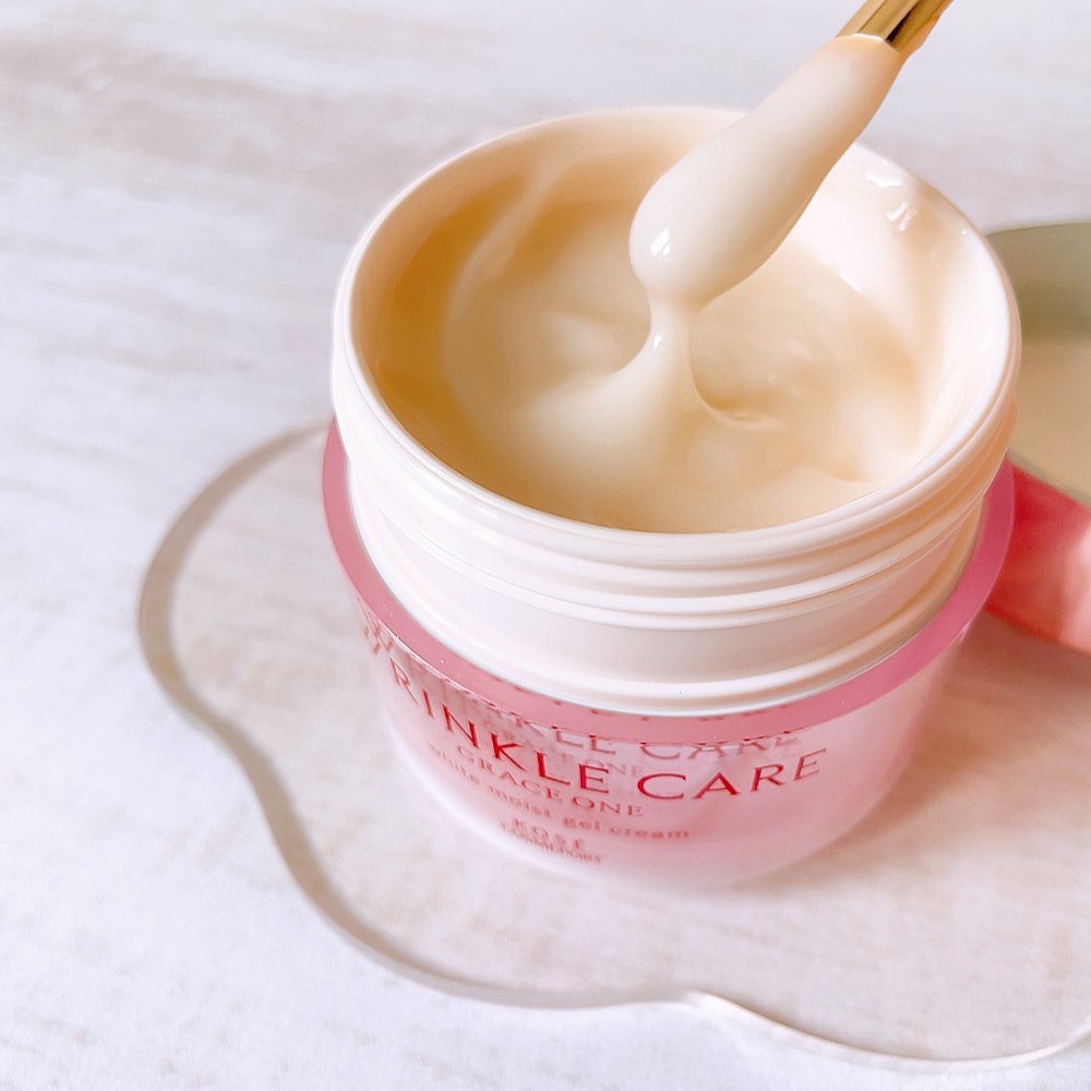 リンクルケア ホワイト モイストジェルクリーム/グレイスワン/オールインワン化粧品を使ったクチコミ（3枚目）