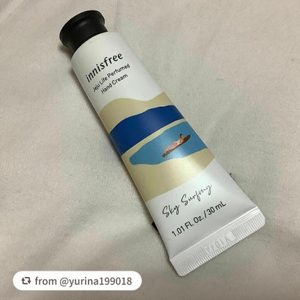 チェジュライフ パフュームド ハンドクリーム N/innisfree/ハンドクリームを使ったクチコミ(1枚目)