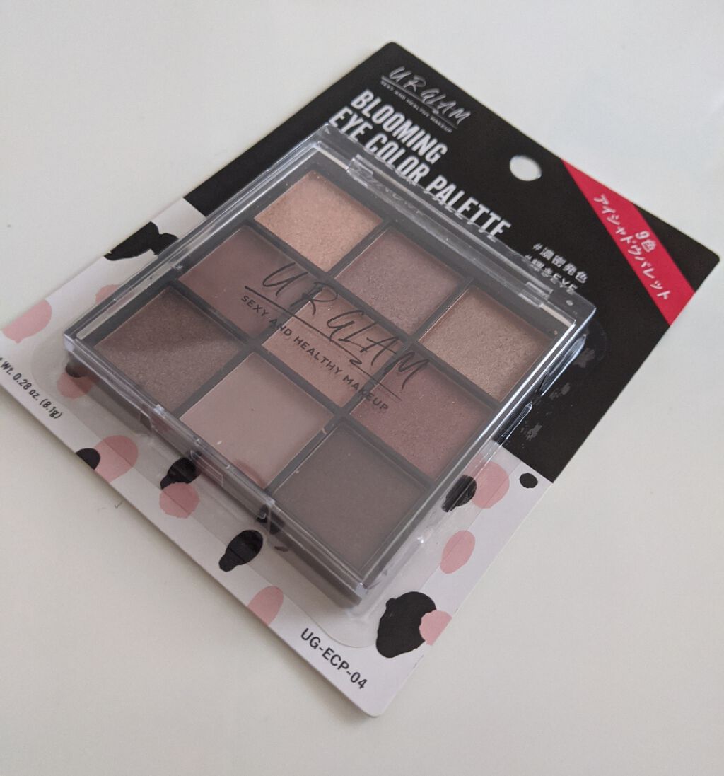 UR GLAM BLOOMING EYE COLOR PALETTE/U R GLAM/アイシャドウパレットを使ったクチコミ(1枚目)