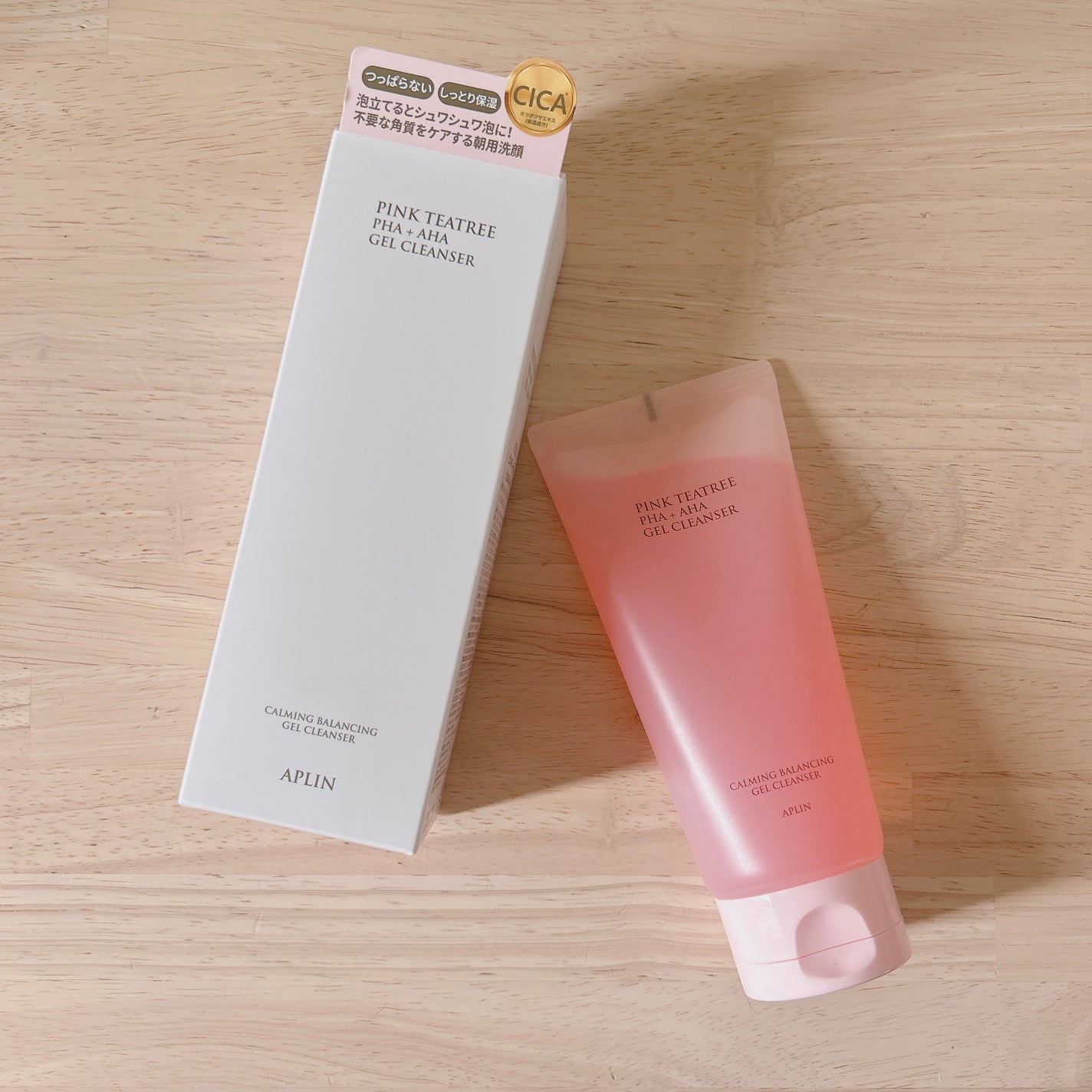 ピンクティーツリージェルクレンザー/APLIN/洗顔フォームを使ったクチコミ(1枚目)