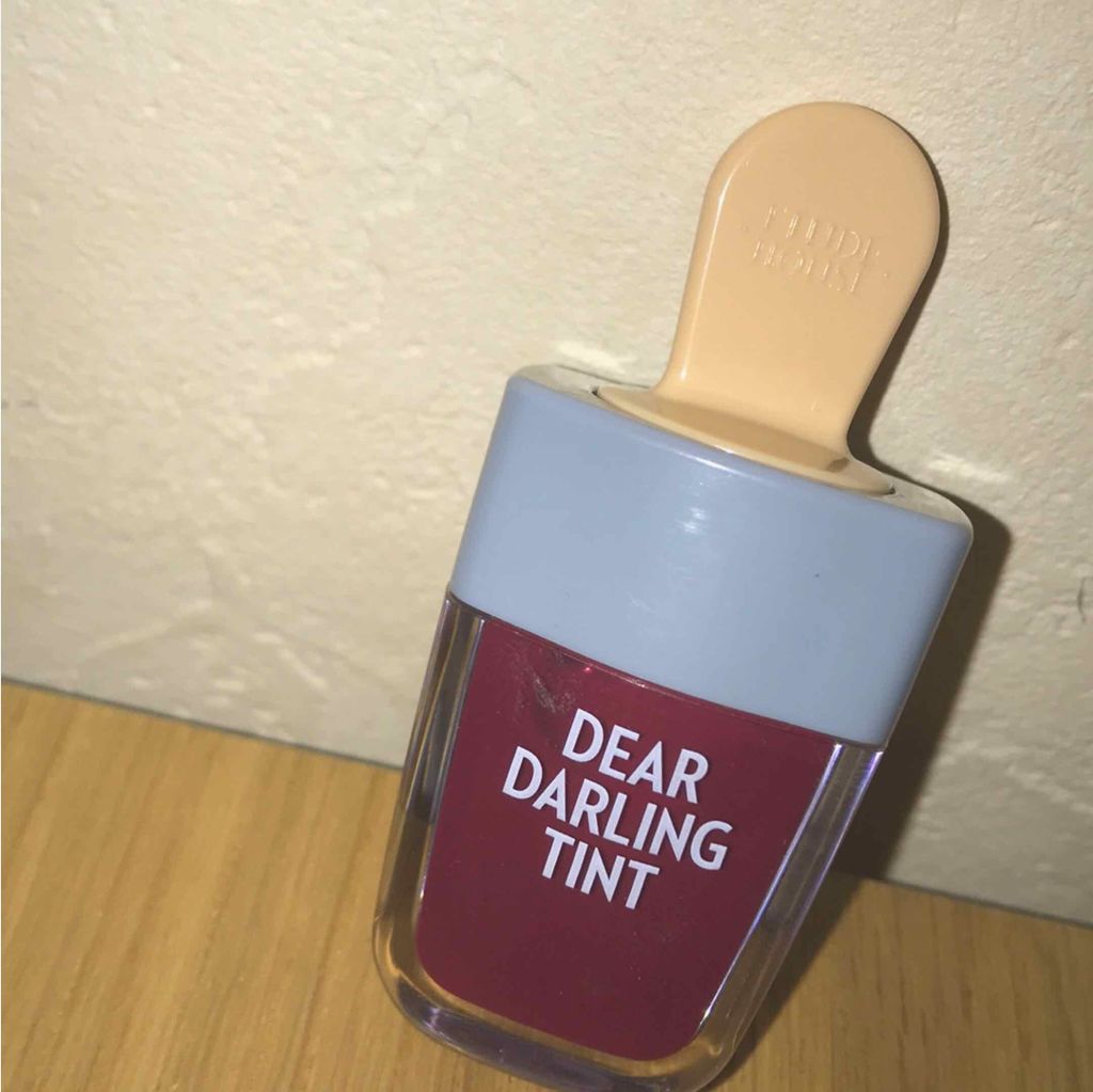 ディアダーリン ウォータージェルティント （アイスティント）/ETUDE/口紅を使ったクチコミ（1枚目）