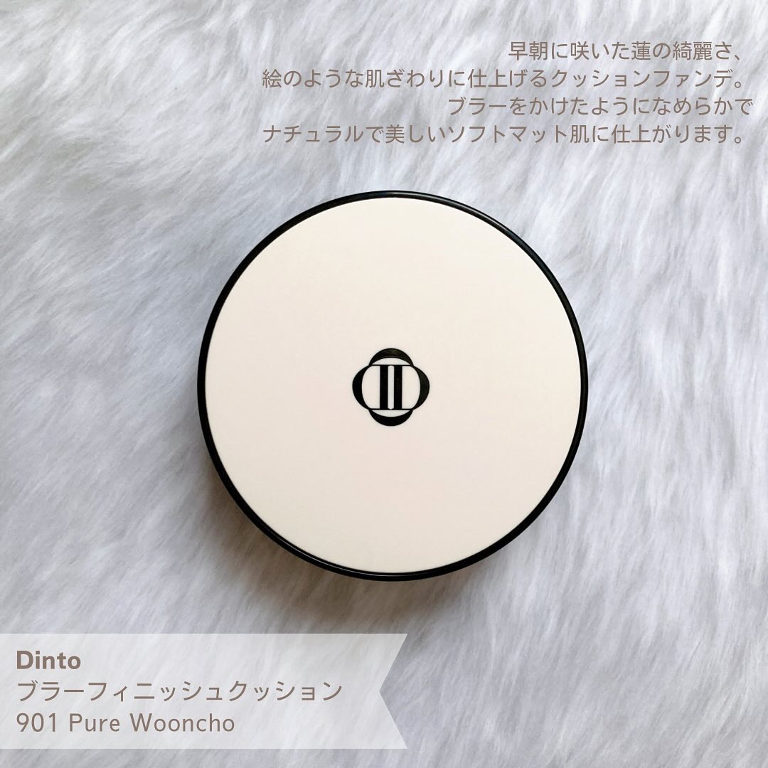 ブラーフィニッシュ雲楚クッション/Dinto/クッションファンデーションを使ったクチコミ（2枚目）