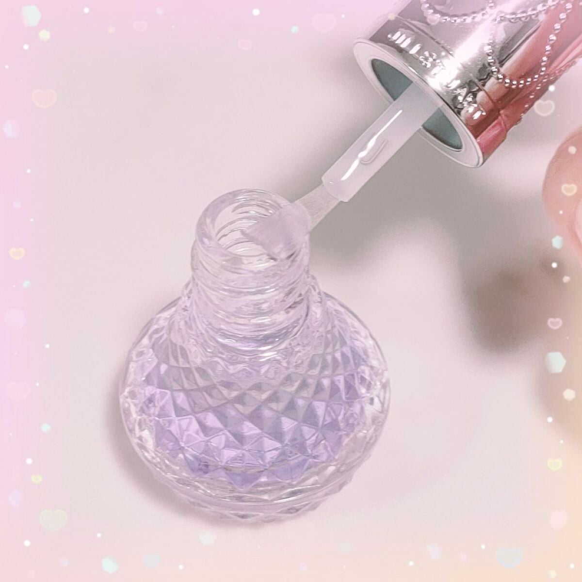 アロマティックフラワー ネイルオイル 02 lavender essence/JILL STUART/ネイルオイル・トリートメントを使ったクチコミ(4枚目)