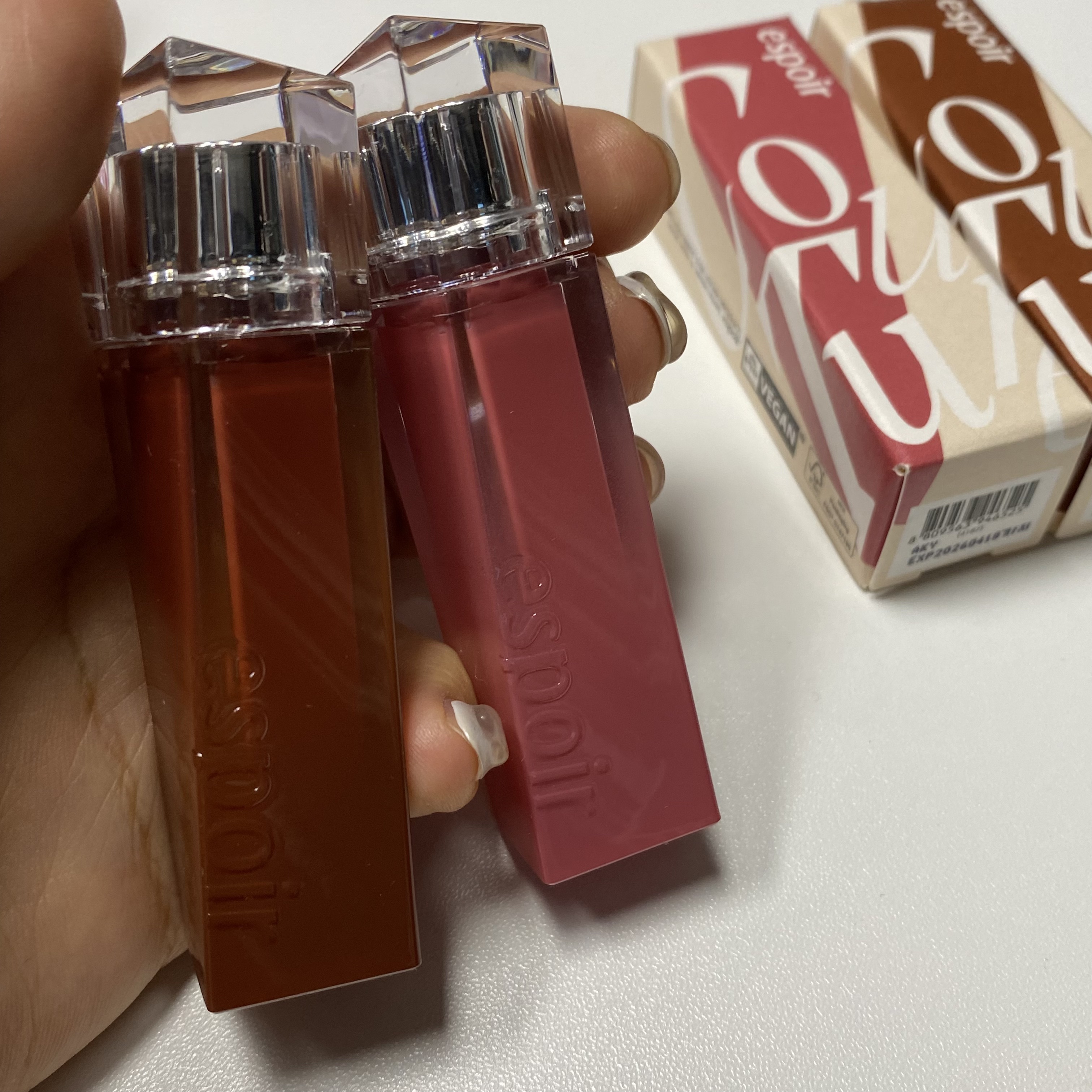 クチュールリップティントグレイズ/espoir/リップティントを使ったクチコミ（3枚目）