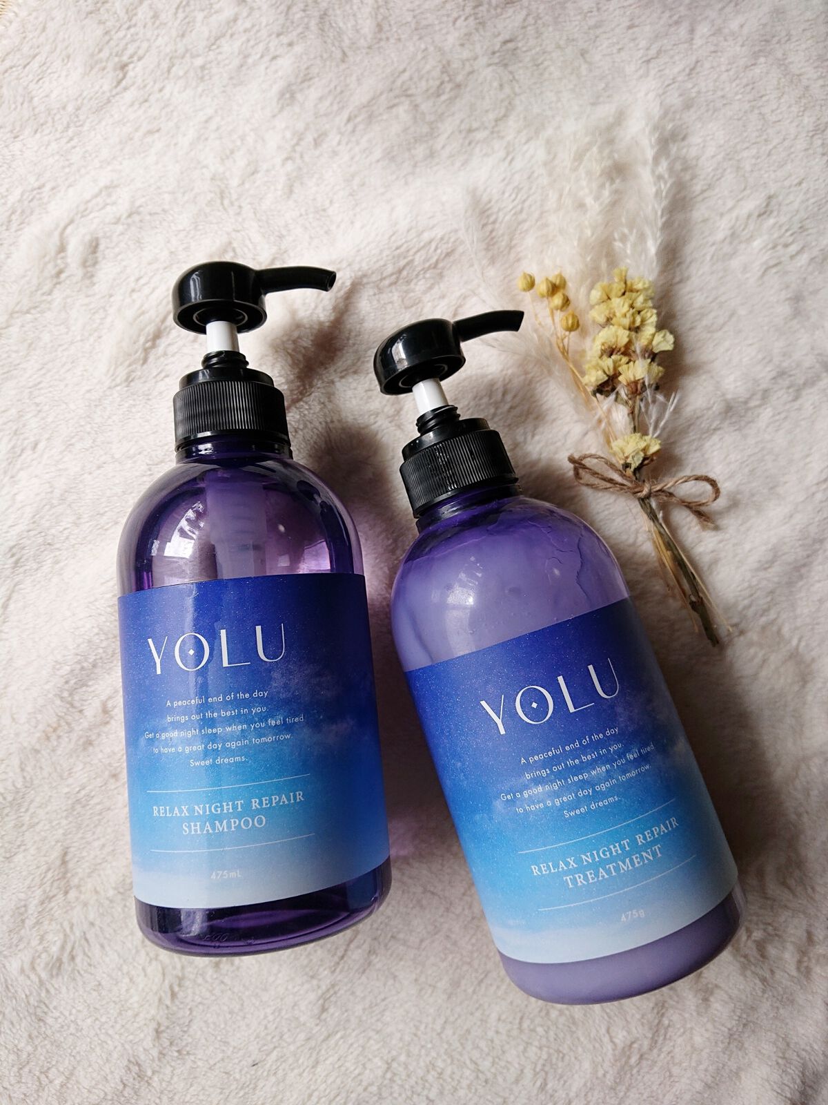 リラックスナイトリペア シャンプー/トリートメント/YOLU/市販シャンプーを使ったクチコミ(3枚目)