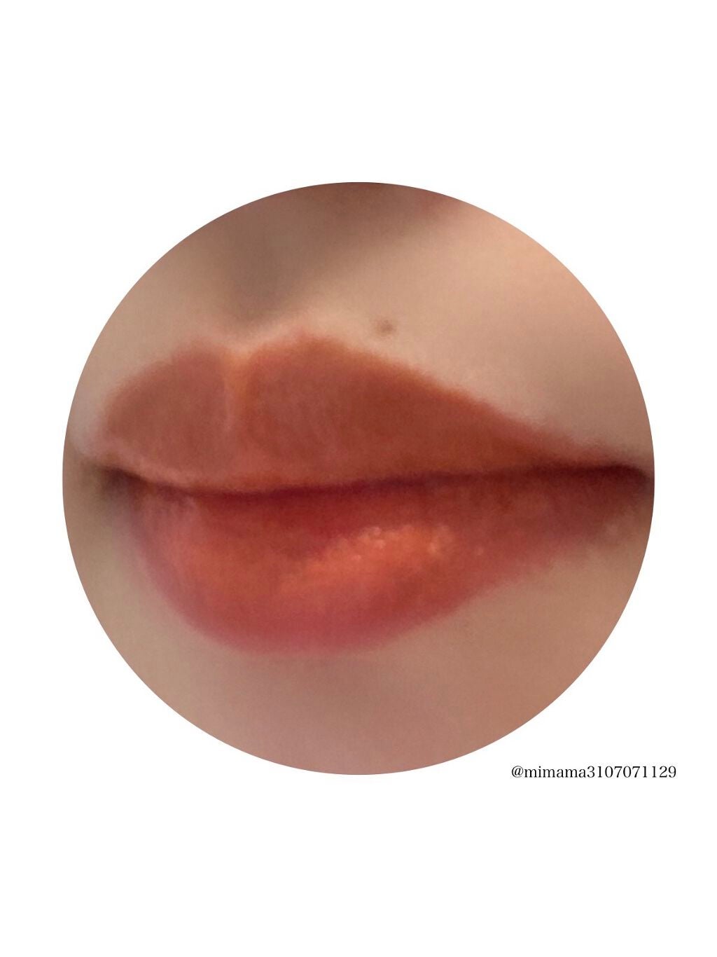 メルティールミナスルージュ(ティントタイプ)/キャンメイク/リップティントを使ったクチコミ(4枚目)