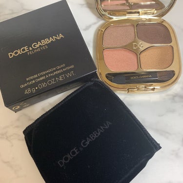 フェリンアイズ インテンスアイシャドウ クアッド/DOLCE&GABBANA BEAUTY/パウダーアイシャドウを使ったクチコミ（2枚目）