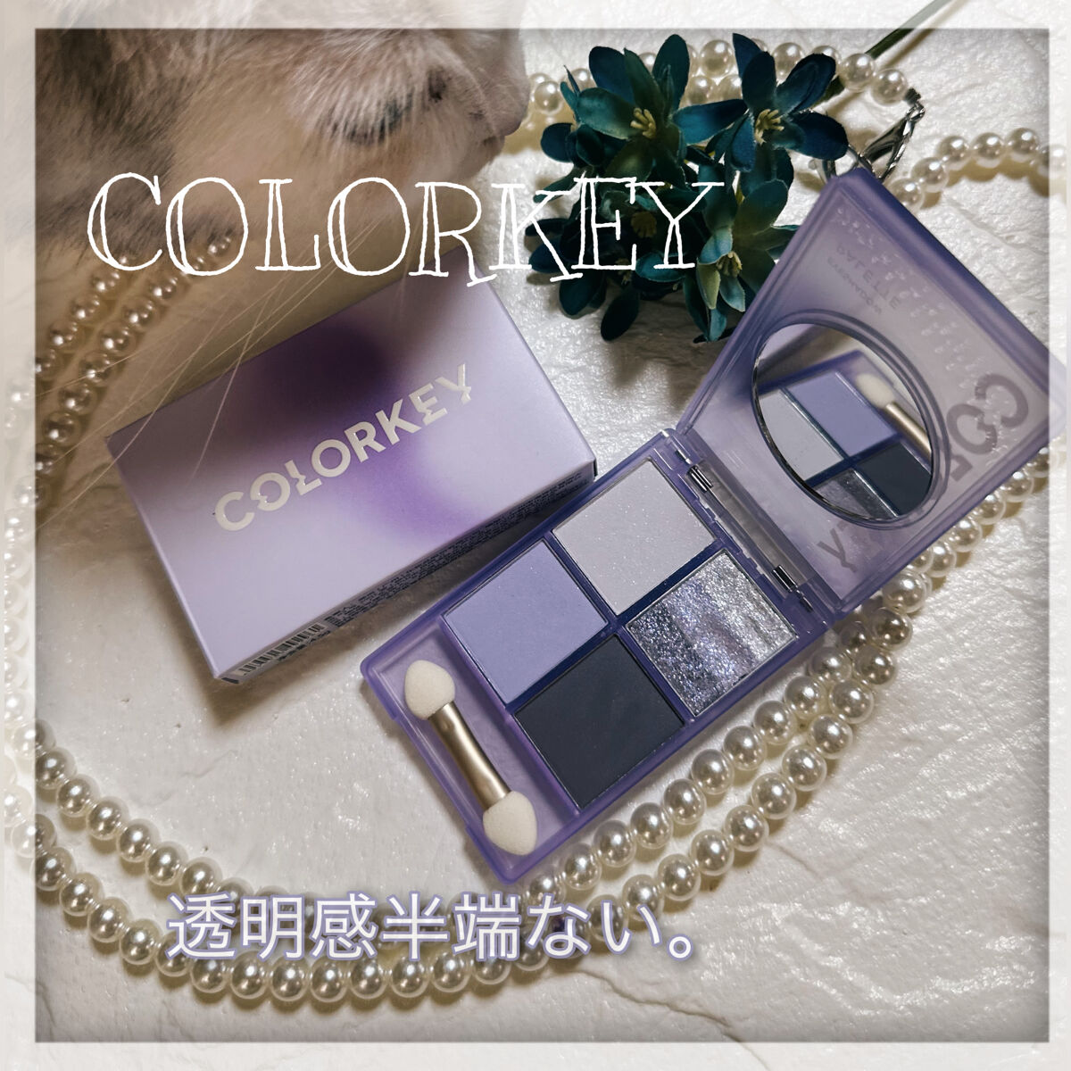四色アイシャドウパレット/COLORKEY/アイシャドウパレットを使ったクチコミ（1枚目）