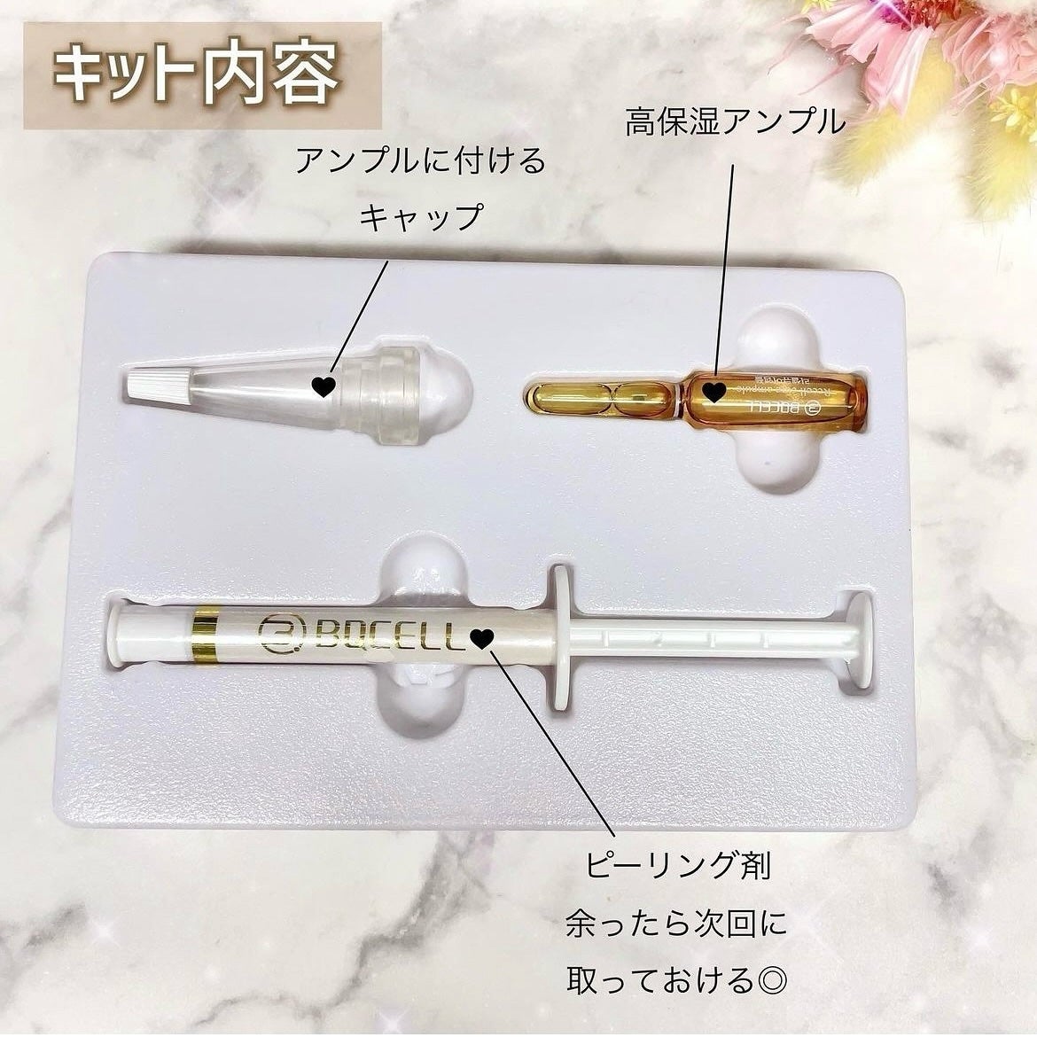 ダーマスキンピーリング/BQCELL/その他キットセットを使ったクチコミ(3枚目)