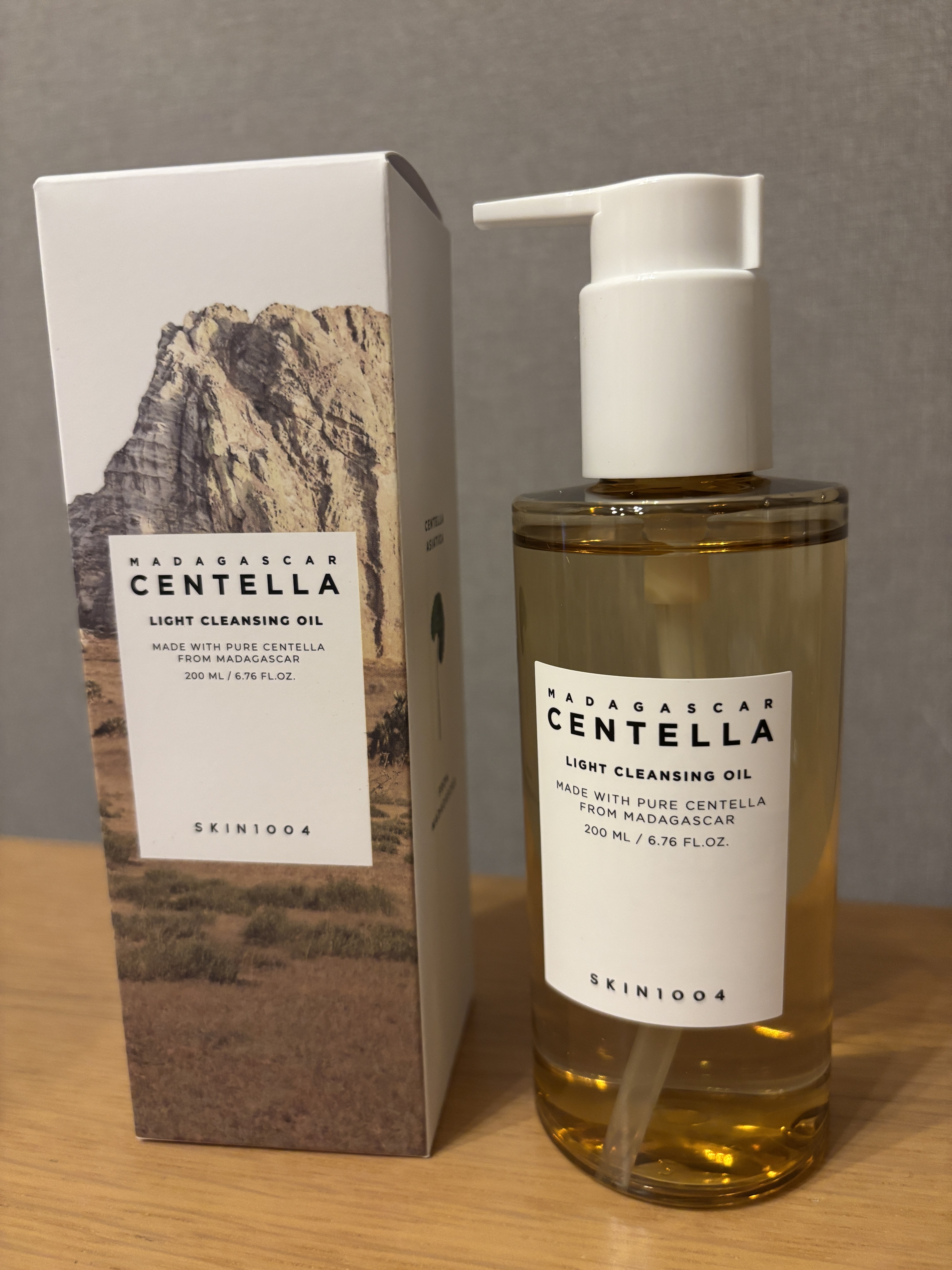 センテラ ライトクレンジングオイル/SKIN1004/オイルクレンジングを使ったクチコミ（1枚目）