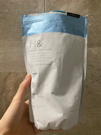アッシュアンド 水素入浴剤/H&/無機塩系入浴剤を使ったクチコミ(1枚目)