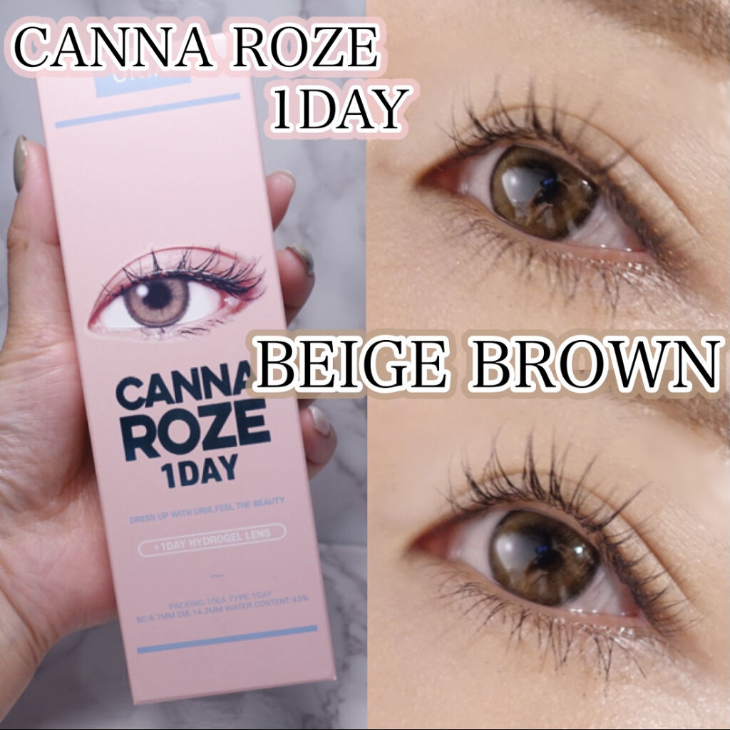 CANNA ROZE 1DAY/URIA i-DOL/ワンデー（１DAY）カラコンを使ったクチコミ（1枚目）