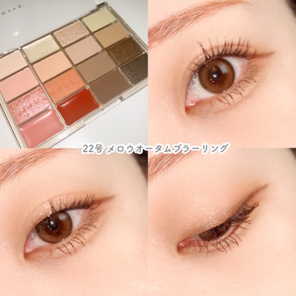ソフトブラーリングアイパレット/wakemake/アイシャドウパレットを使ったクチコミ(5枚目)