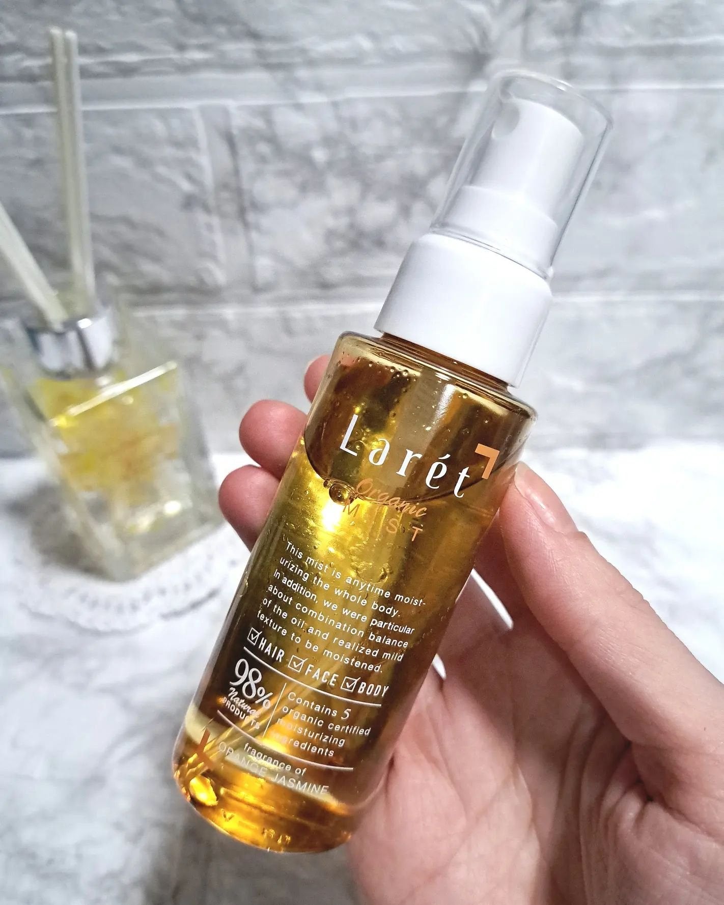 オーガニックミスト/Laret/ミスト状化粧水を使ったクチコミ(6枚目)