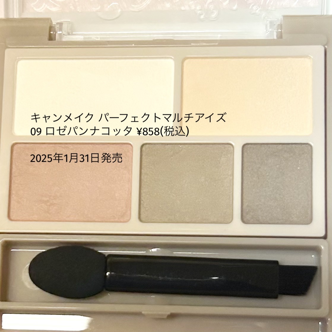 パーフェクトマルチアイズ/キャンメイク/アイシャドウパレットを使ったクチコミ（2枚目）