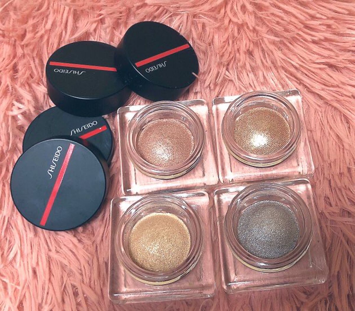 オーラデュウ プリズム 01 Lunar/SHISEIDO/単色アイシャドウを使ったクチコミ（1枚目）