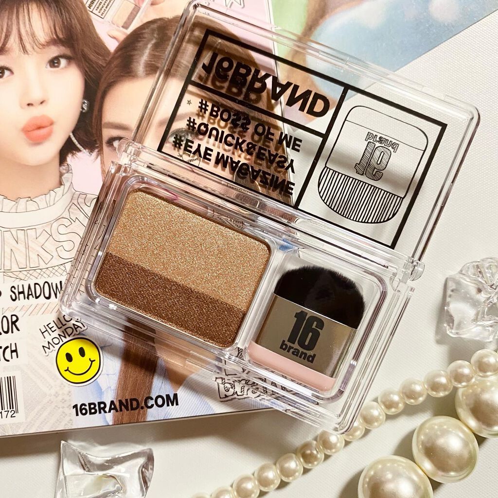 16 EYE MAGAZINE/16BRAND/アイシャドウパレットを使ったクチコミ(3枚目)