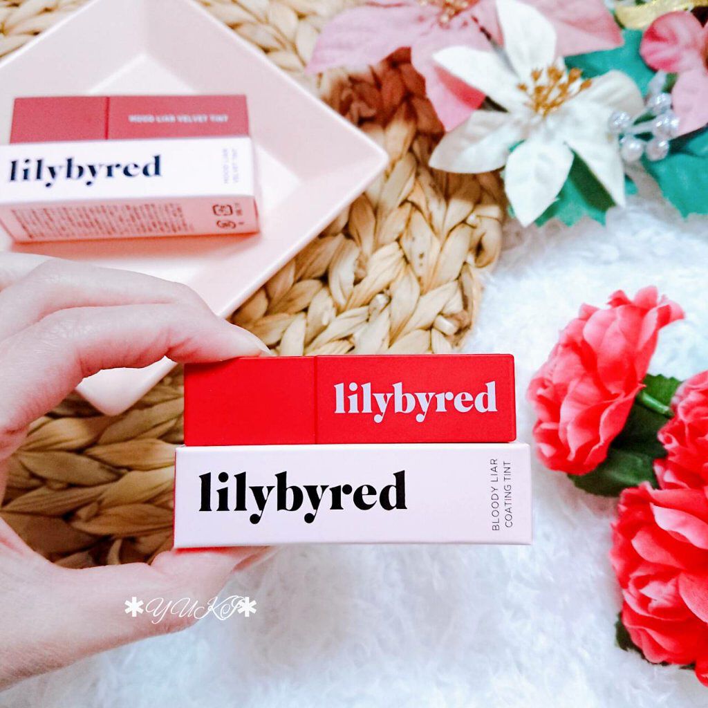 ブラッディライアー コーティングティント/lilybyred/リップティントを使ったクチコミ（2枚目）