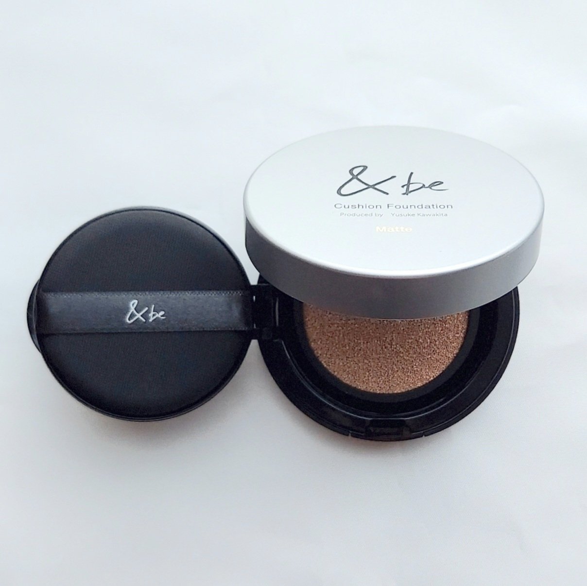 クッションファンデーション マット/＆be/クッションファンデーションを使ったクチコミ（2枚目）