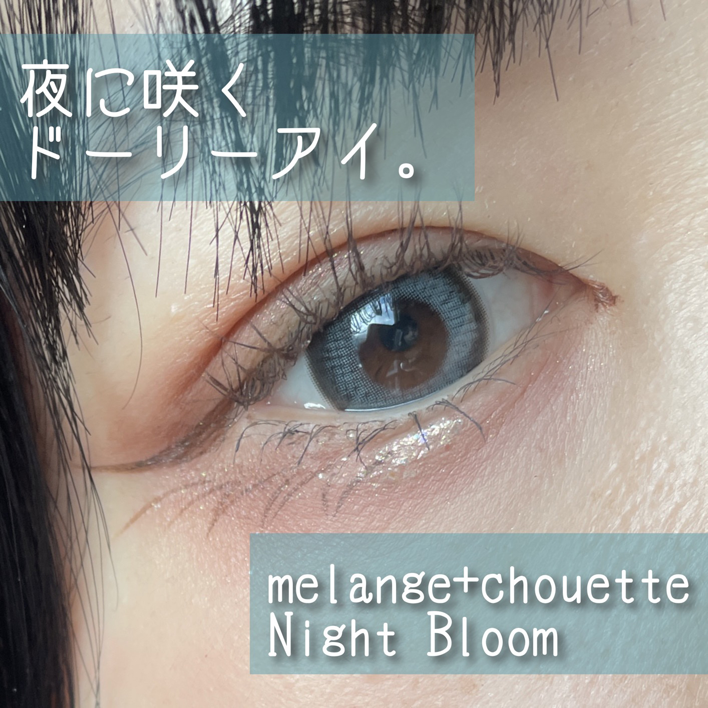 メランジェ シュエット ワンデー/melange+chouette/ワンデー（１DAY）カラコンを使ったクチコミ（1枚目）