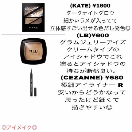 グラムジェリーアイズ/LB/ジェル・クリームアイシャドウを使ったクチコミ(1枚目)