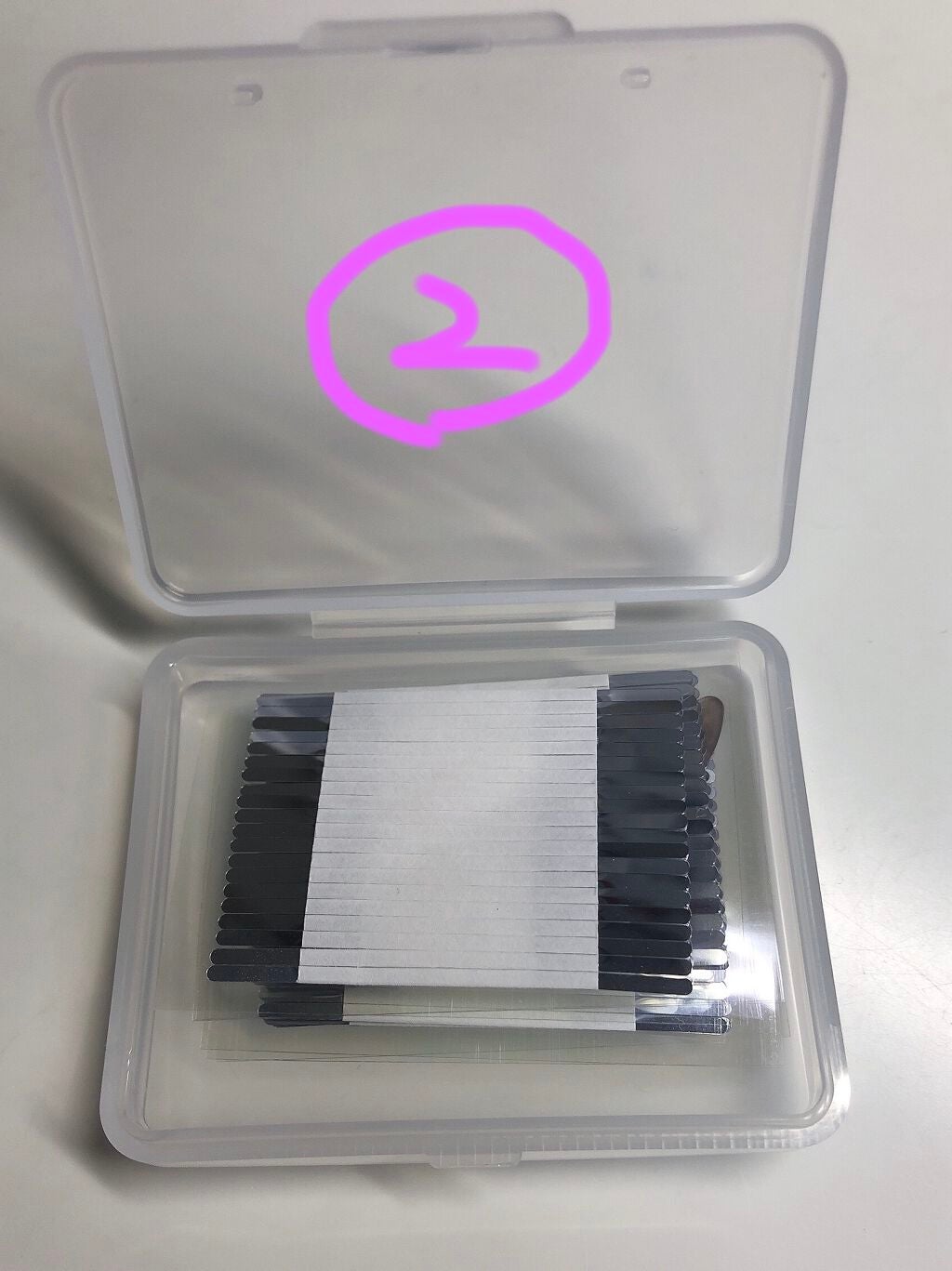 のびーるアイテープ(絆創膏タイプ、レギュラー)/DAISO/二重まぶた用アイテムを使ったクチコミ(4枚目)