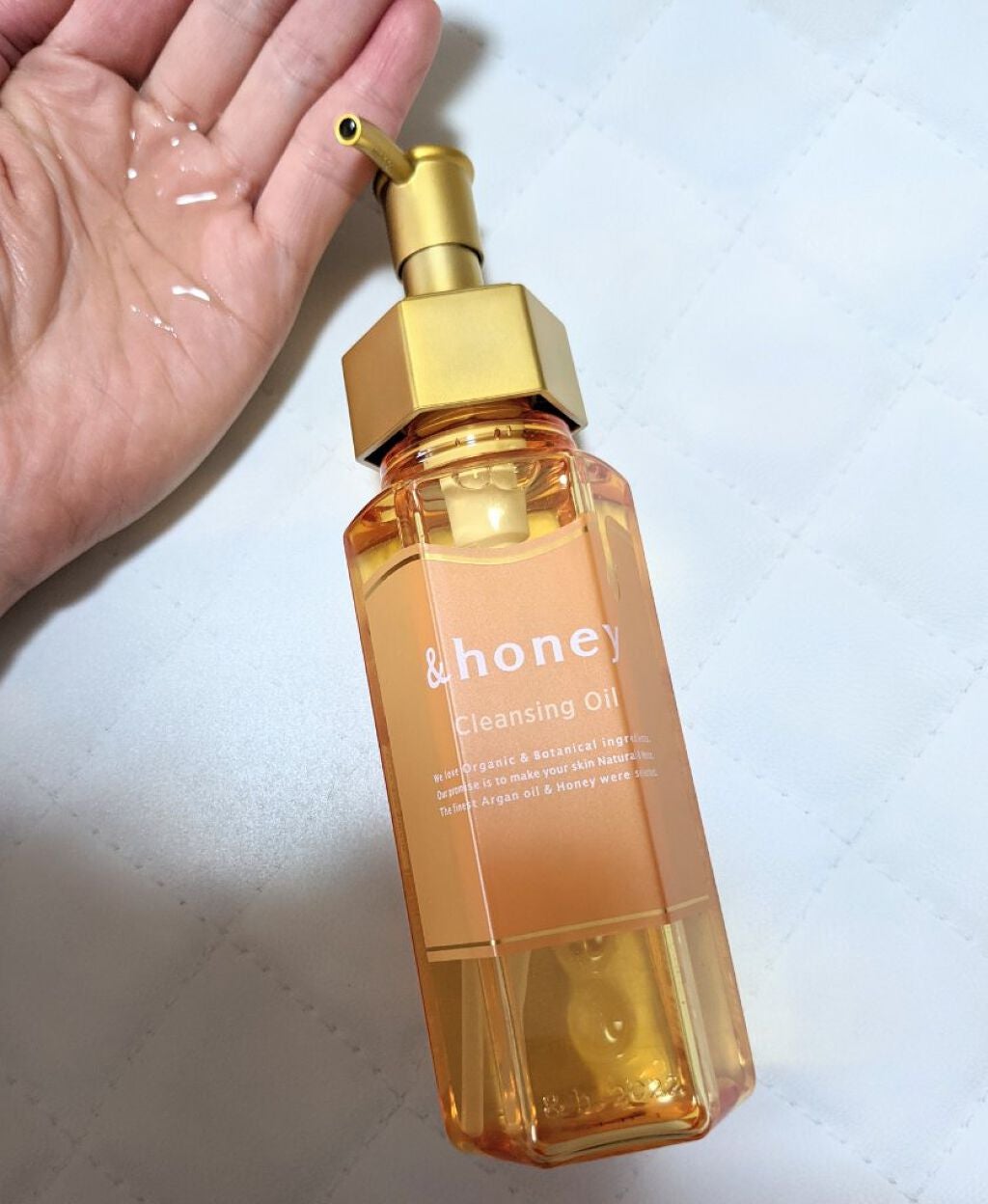 アンドハニー クレンジングオイル/&honey/オイルクレンジングを使ったクチコミ(1枚目)