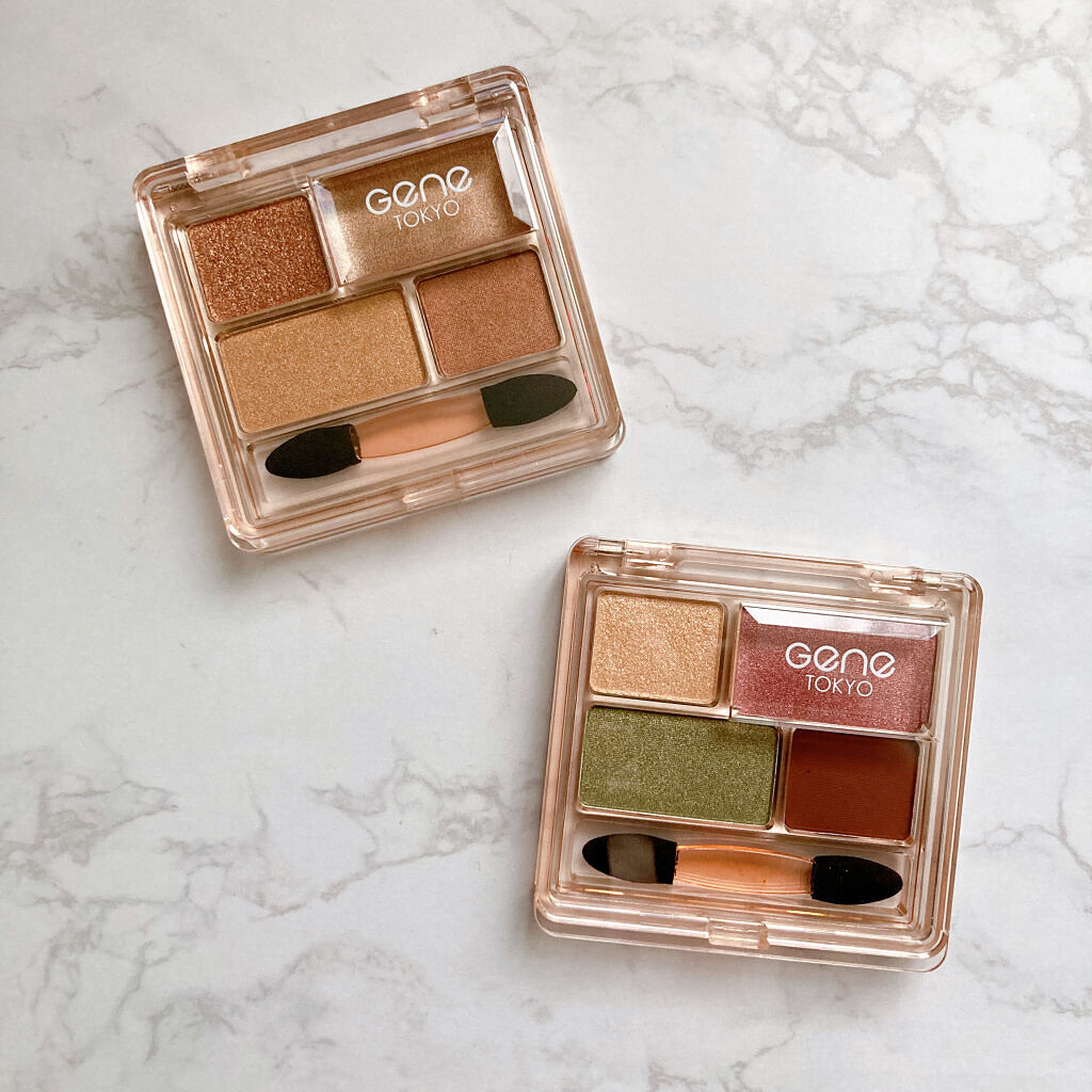 リラクシーアイシャドウ/GENE TOKYO/アイシャドウパレットを使ったクチコミ（1枚目）