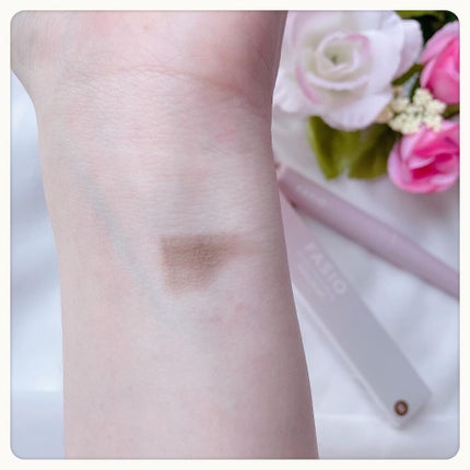 パウダリーティント アイブロウ/FASIO/眉ティントを使ったクチコミ(4枚目)