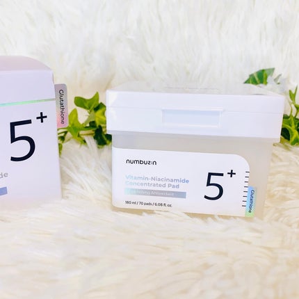 5番 白玉グルタチオンCフィルムパッド/numbuzin/トナーパッドを使ったクチコミ(9枚目)