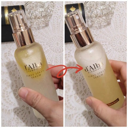 ダルバ ホワイトトリュフファーストスプレーセラム/ダルバ/ミスト状化粧水を使ったクチコミ(4枚目)