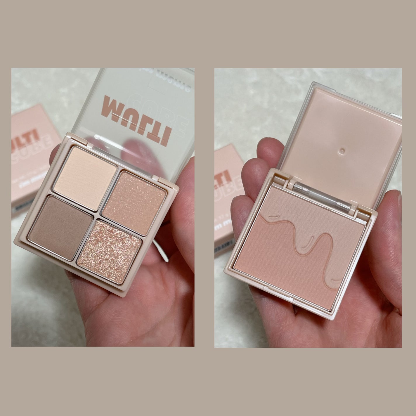 マルチキューブ/i’m meme/アイシャドウパレットを使ったクチコミ(4枚目)