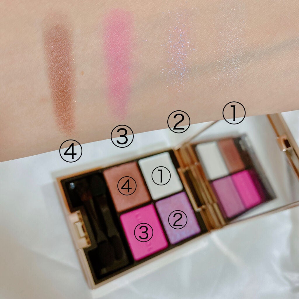 アイカラーレーション/LUNASOL/アイシャドウパレットを使ったクチコミ(4枚目)