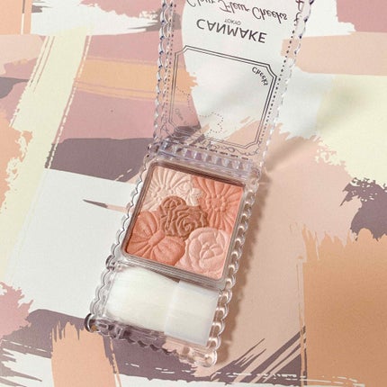 グロウフルールチークス/キャンメイク/パウダーチークを使ったクチコミ(1枚目)