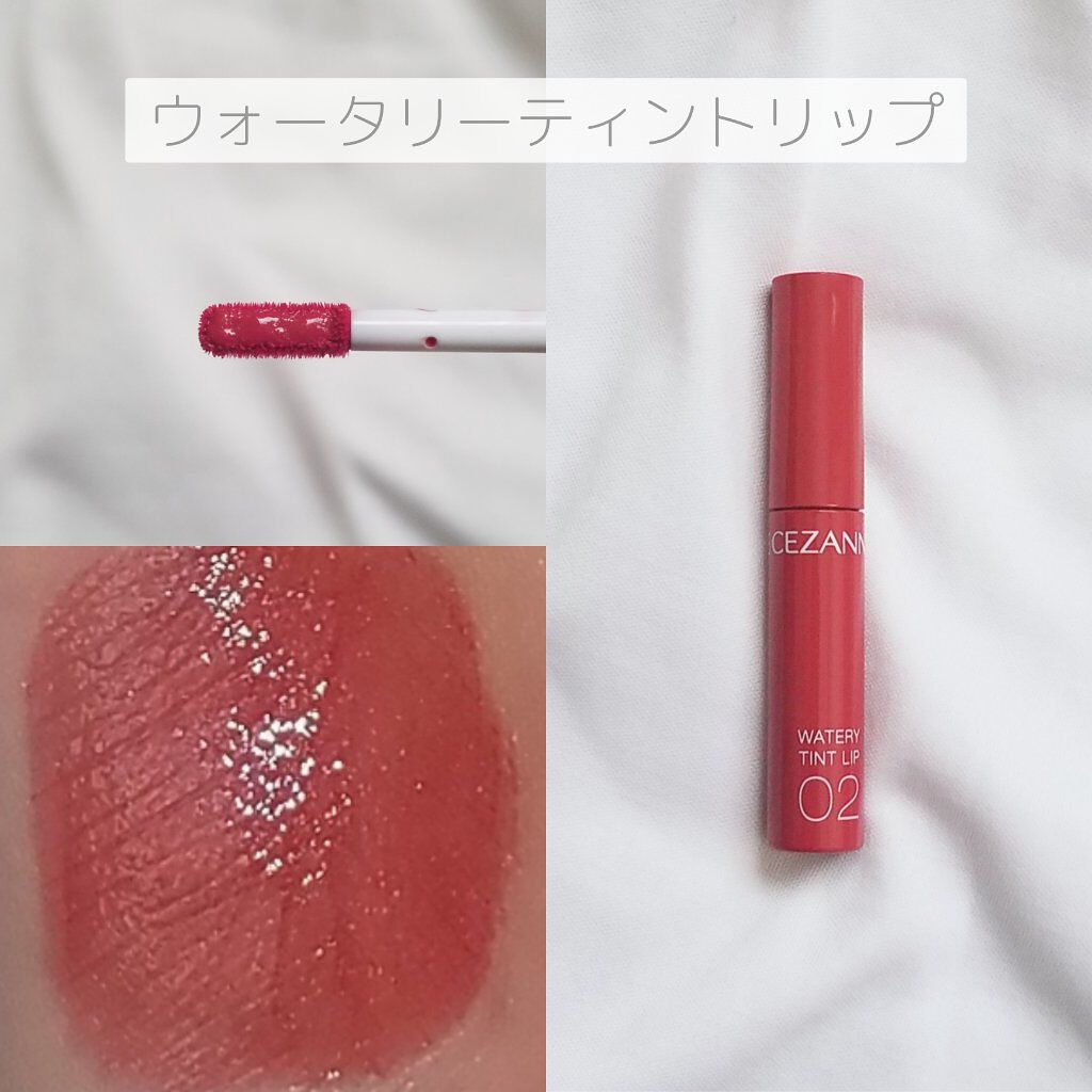ラスティンググロスリップ/CEZANNE/口紅を使ったクチコミ(5枚目)